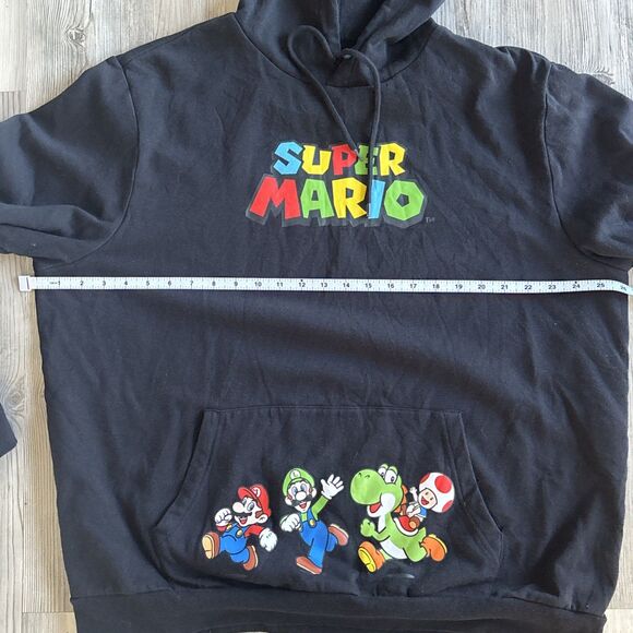 Super Mario Brothers Hooded Sweatshirt  With Front Pocket Size 2X - Picture 5 of 7